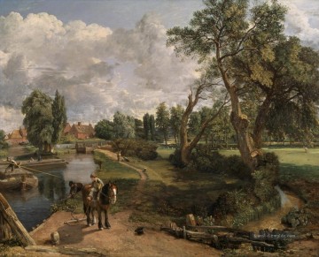 John Constable Werke - Flatford Mühle CR romantische John Constable